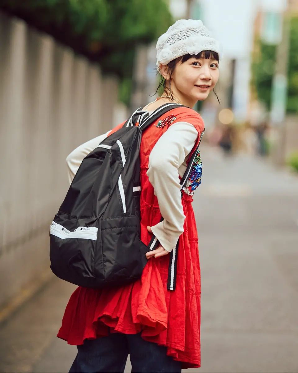 希少☆LeSportsac リュック バッグパック グレー 巾着 A4 軽量 レスポートサック LESPORTSAC 2297 バックパック CR URBAN