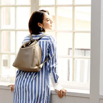 エフィー リュックサック レディース VJ1-053 efffy | 2WAY 牛革 日本