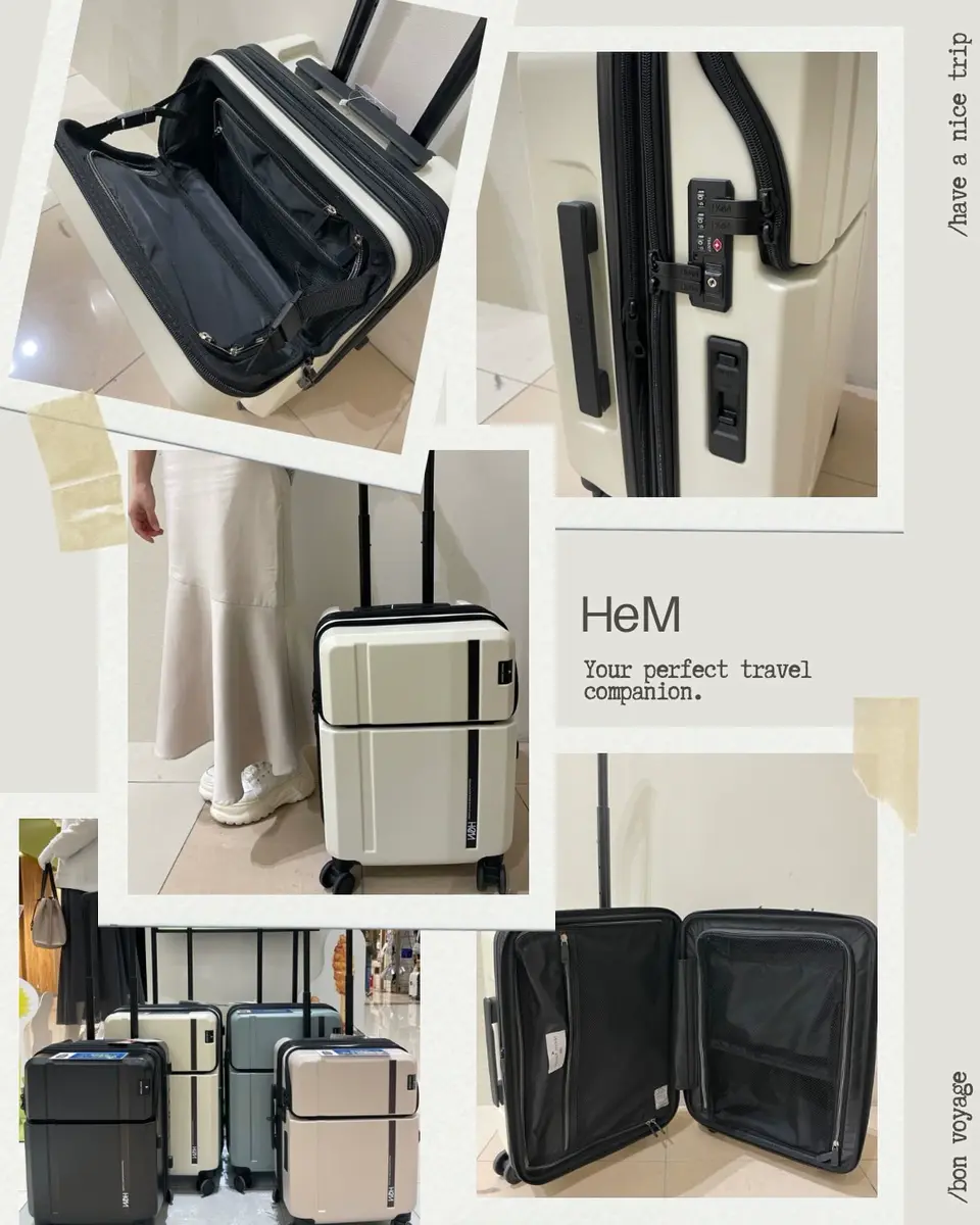 ヘム×トランジットラウンジ スーツケース 62L 55.5cm 4.4kg キャリー