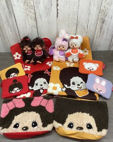 THE ALFFE モンチッチコラボ　刺繍ポーチ THE ALFEEモンチッチ刺繍ポーチ - メルカリ