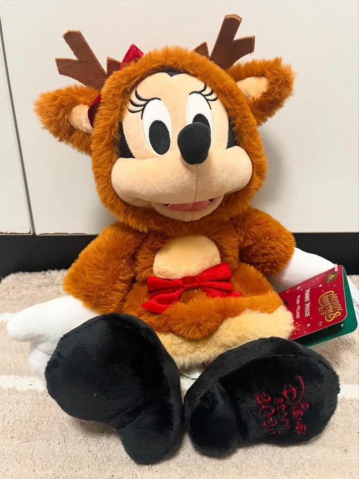 公式】ディズニーストア.jp | ミニー ぬいぐるみ クリスマス 2025