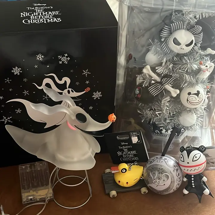ナイトメアー・ビフォア・クリスマス ツリー &リース &ゼロ ライト