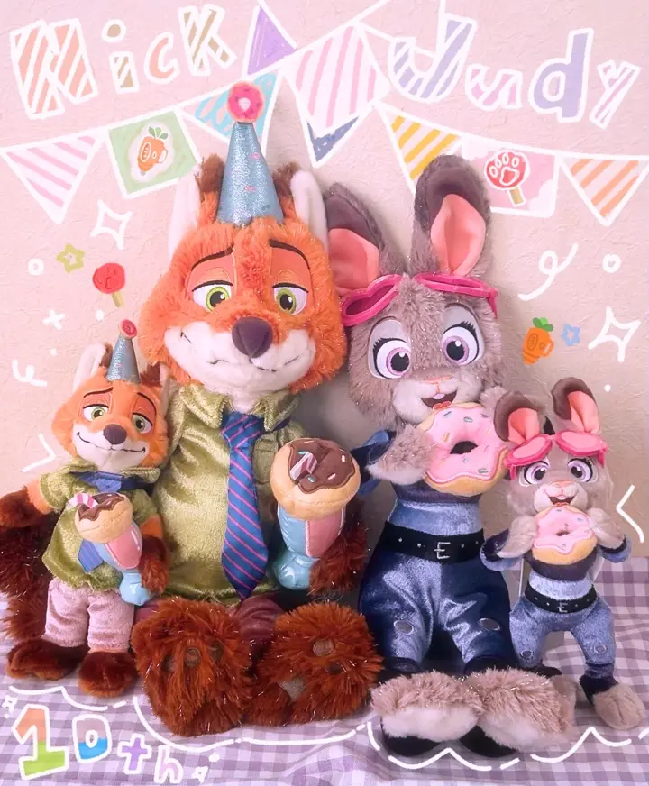 公式】ディズニーストア.jp | ニック・ワイルド ぬいぐるみ 10TH