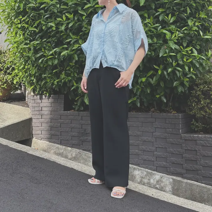 シ*ル様 新品　ビースリーパンツ　ドライエア・ワイドクロプッド　16390円以下 ストレッチパンツ専門店 B-THREE（ビースリー）公式通販サイト