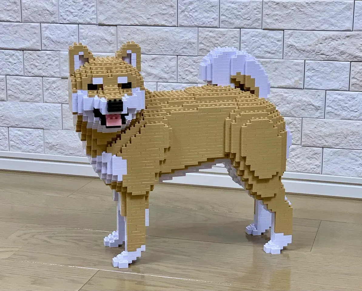 Shiba Inu 02-M02 - JEKCA | Plastic Building Blocks for Kidults