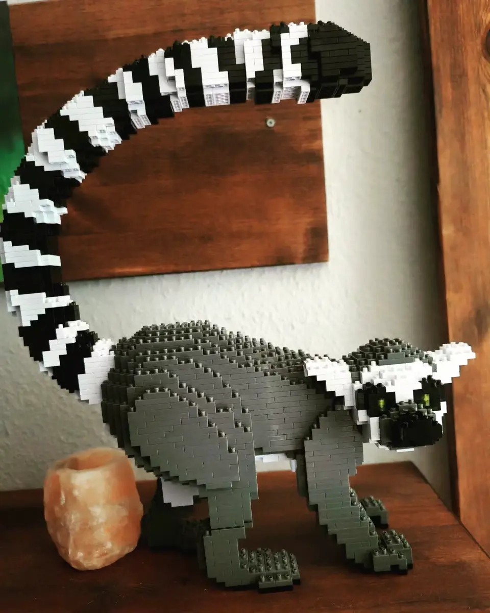Lemur 01 - JEKCA | Plastic Building Blocks for Kidults – JEKCA US