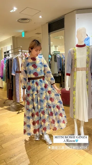 ルネ♡リネンティアード　ワンピース ルネ♡リネンティアード ワンピース