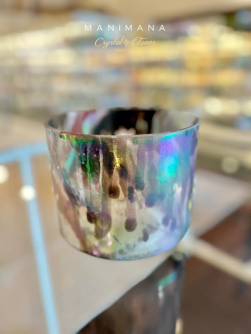 クリスタルトーンズ社 クリスタルボウル 9インチ D#+45 アバロン