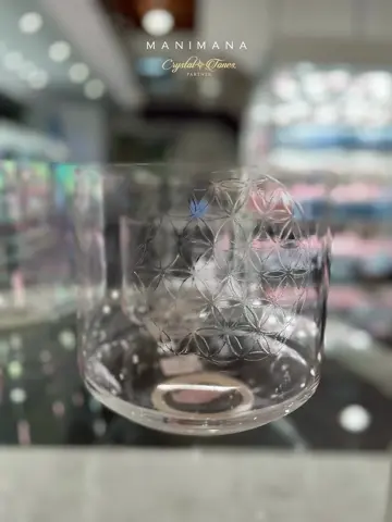 クリスタルトーンズ　【美品】シルクケース9インチ　クリスタルボウル