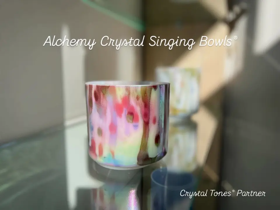 【タイムセール】CrystalTones クリスタルボウル 10インチA#-20 フロスト クリスタルシンギングボウル 8インチ直径20cm クリスタル