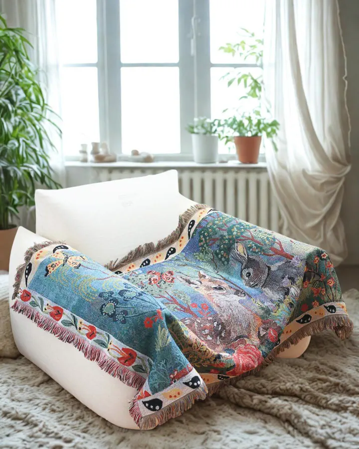 Nathalie Lete Tapestry rug Bambi（ナタリーレテ タペストリーラグ