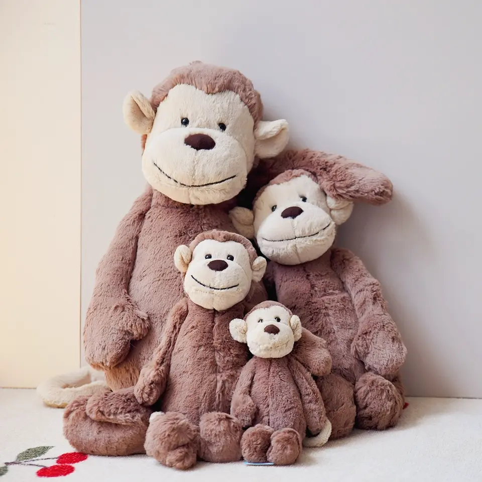 ジェリーキャット・ぬいぐるみ・マイファーストモンキー・箱入り Jellycat ジェリーキャット】 Bashful Monkey Mサイズ モンキー