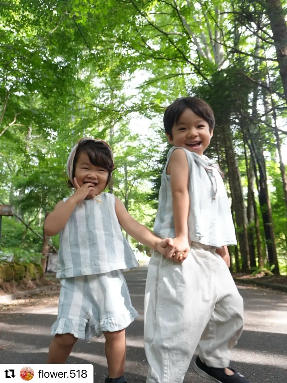トップス organiczoo Sardine Stripes Resort Top Sardine Stripes Resort Top | Organic Zoo