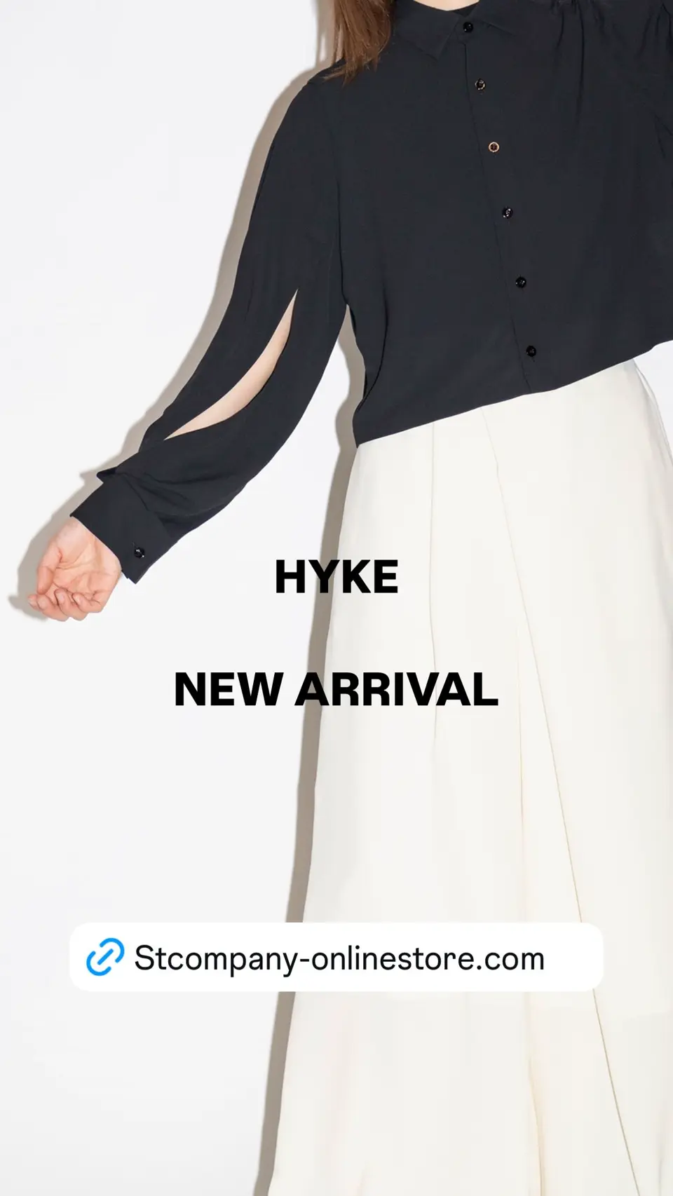 TA/P CROPPED SHIRT-TA/Pクロップドシャツ-HYKE（ハイク）通販