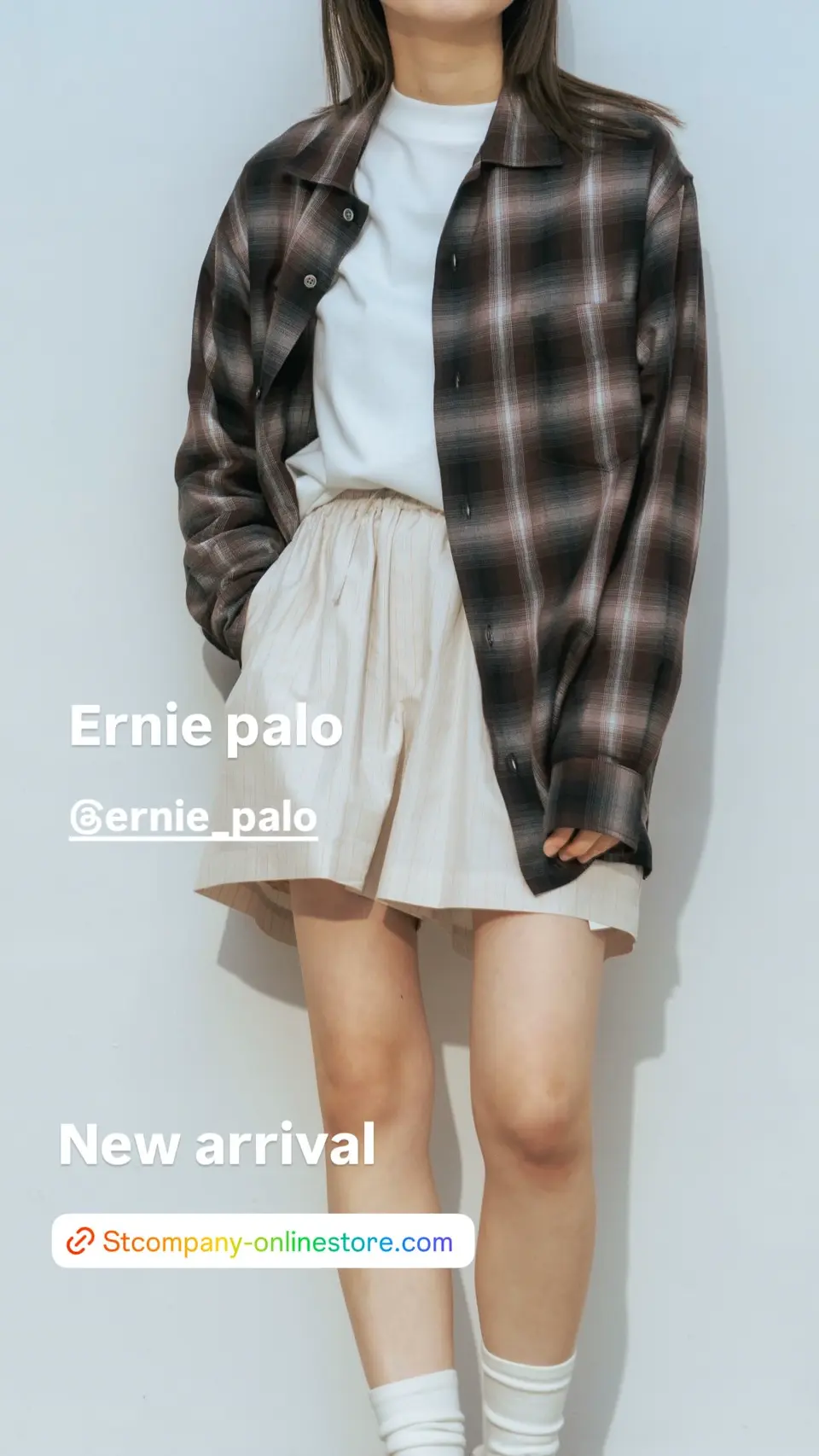 Rayon check shirt -レーヨンチェックシャツ-Ernie Palo