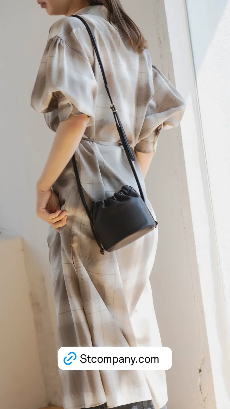 DRAW STRING SHOULDER POUCH MINI-ドローストリングショルダーポーチ