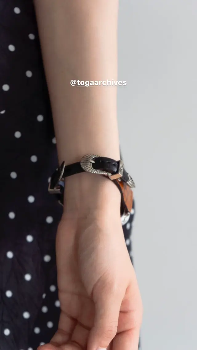 Double buckle watch belt-ダブルバックルウォッチベルト-TOGA