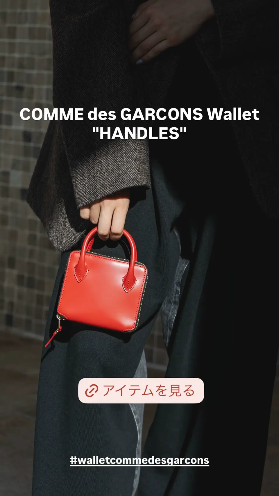 FULL ZIP AROUND WALLET WITH HANDLE-フルジップアラウンドウォレット