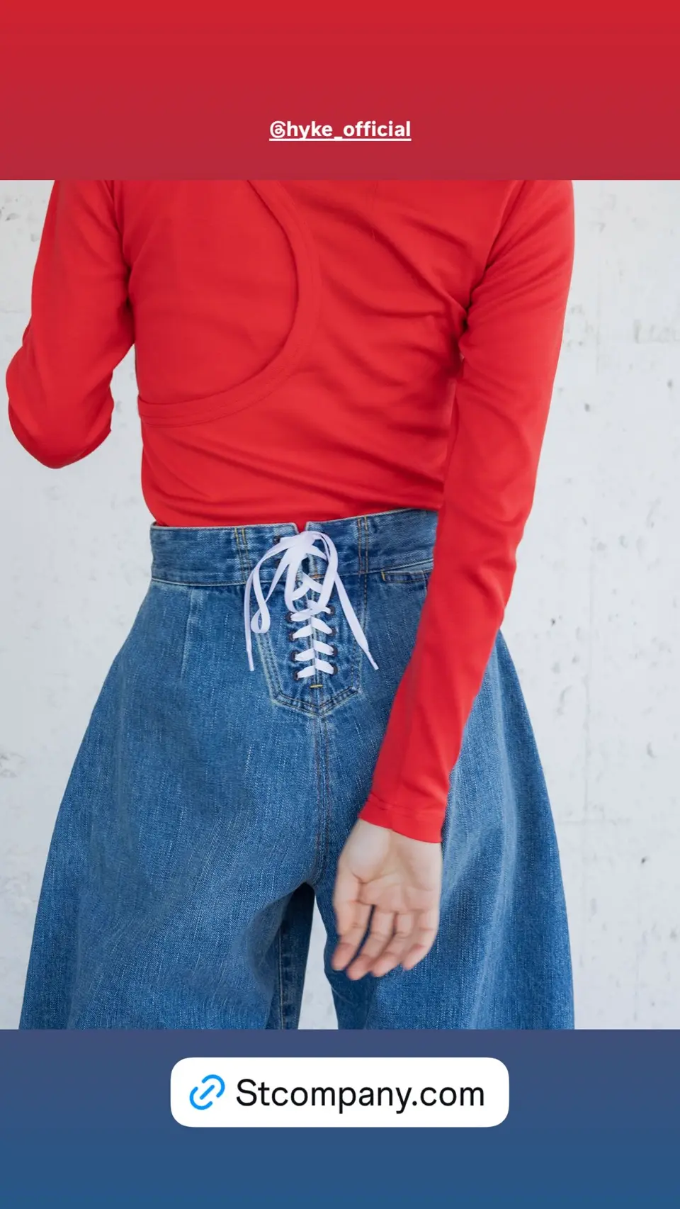 LAYERED LONG-SLV TEE-レイヤードロングスリーブティー-HYKE（ハイク