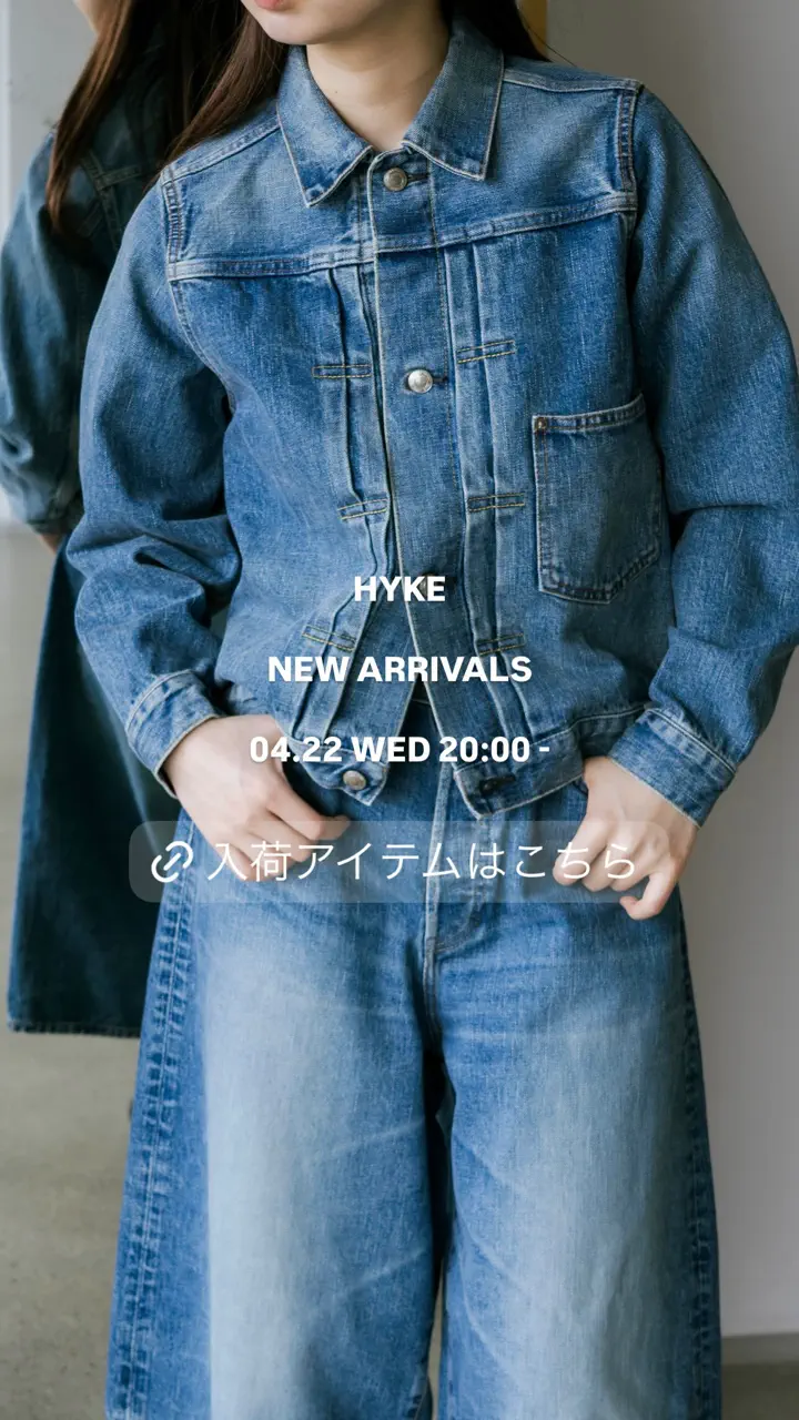 DENIM JACKET TYPE 1/REGULAR FIT デニムジャケットタイプ1 HYKE