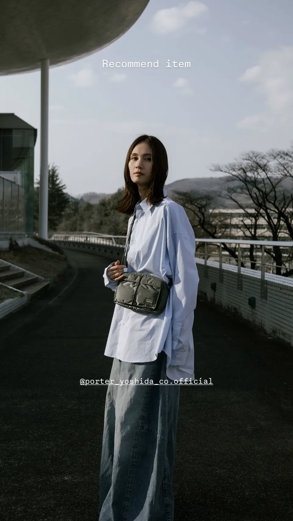 Cotton cape shirt-コットンケープシャツ-INSCRIRE（アンスクリア