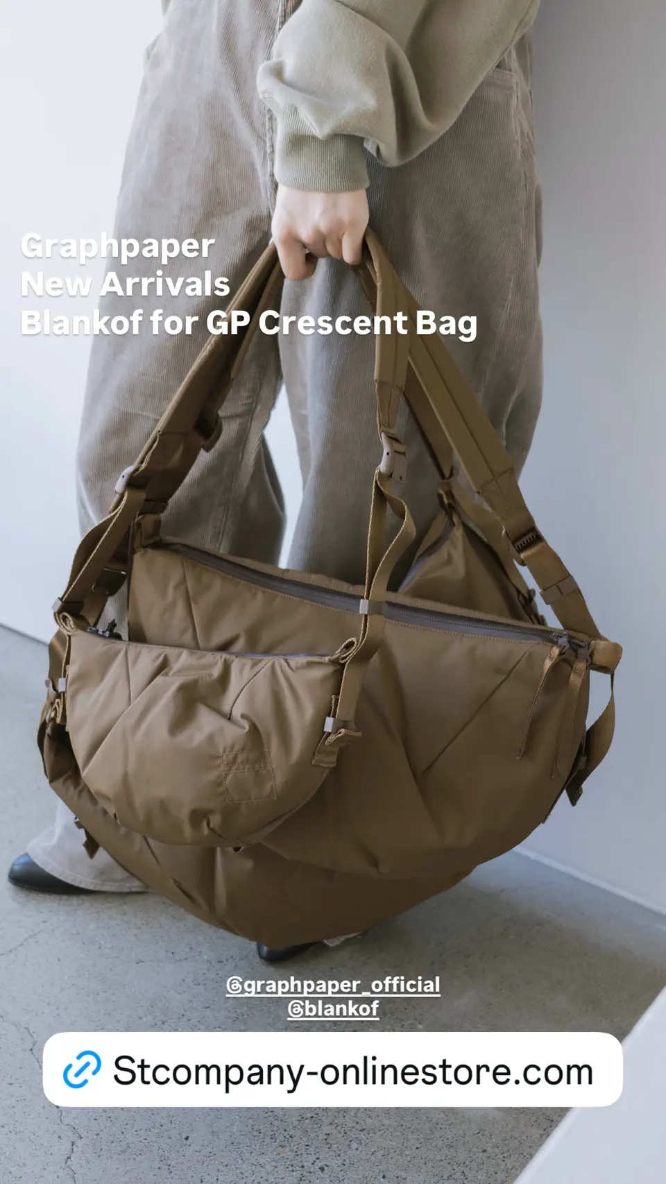 Blankof for GP Large Crescent Bag-ブランコフフォーグラフペーパー