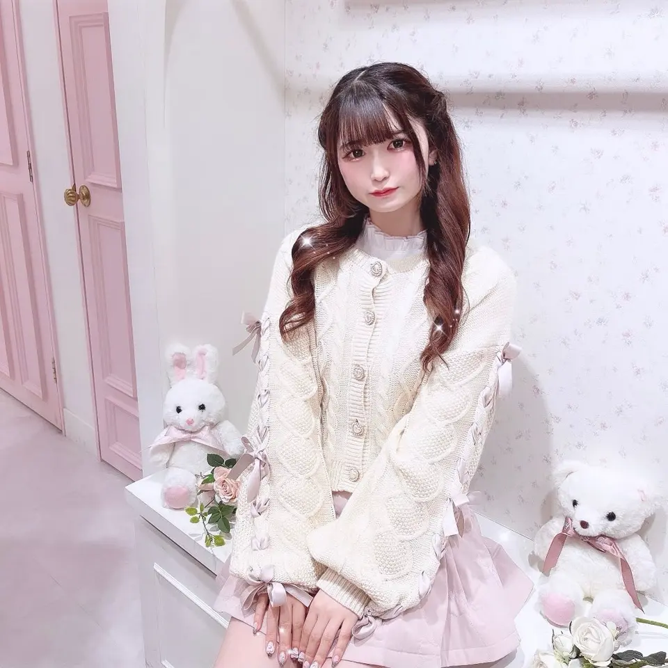 CHICWISH★リボン付ニットカーディガン×スカートセット 3色入☆ 袖リボンニットカーディガン – BUNNY APARTMENT
