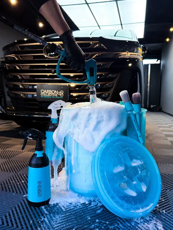 カーボンコレクティブ Clear Teal Detailing Bucket｜クリアバケツ