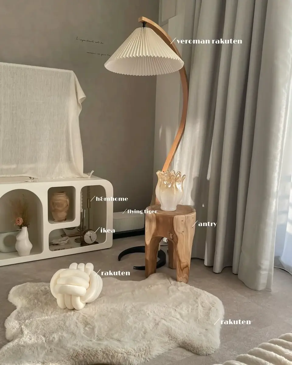 VeroMan ローテーブル リビングテーブル ホワイト 白 雲のような