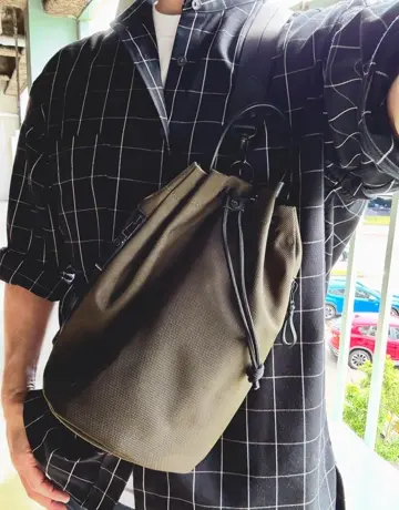 巾着型トートバッグ 3wayバッグ｜ボンサック ショルダーバッグ ボディ