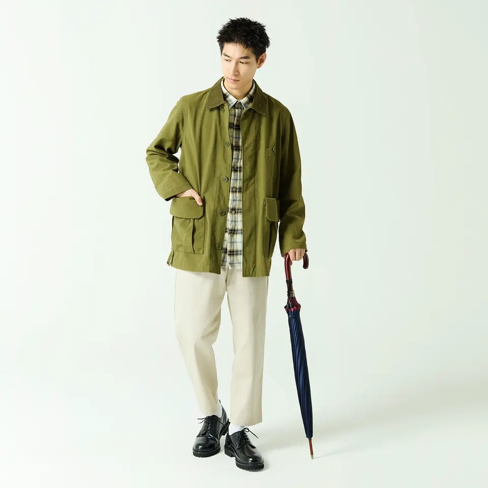 トンボ洋傘　前原光榮商店 レディース晴雨兼用傘】一級遮光キューブ-折りたたみ-ネイビー