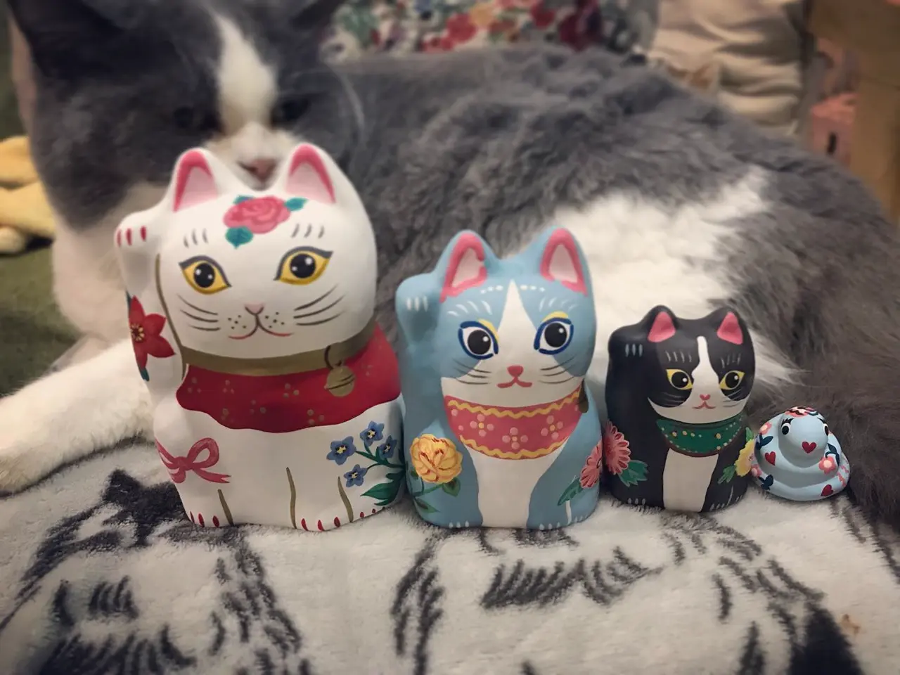 アフタヌーンティー｜招き猫ディスプレイ - ハリコ オンライン