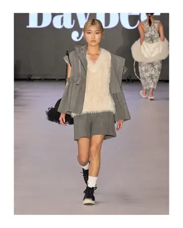 baybee シャギーベスト　ivory shaggy knit vest (ivory) - BayBee