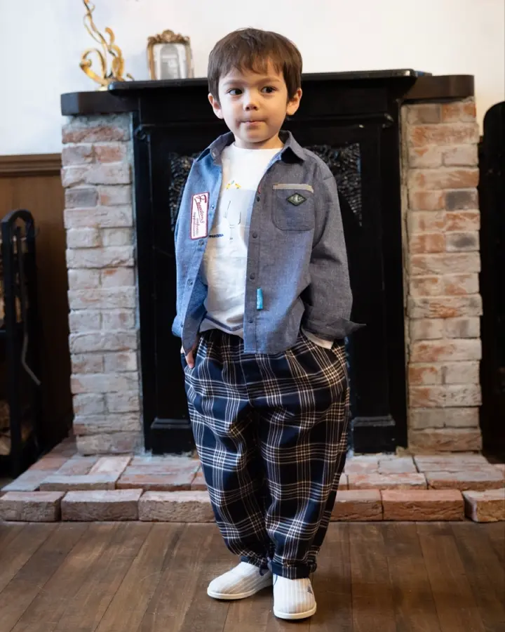 美品✨フェンディ キッズ ズッカ柄 長袖シャツ ストライプ 12A 152cm