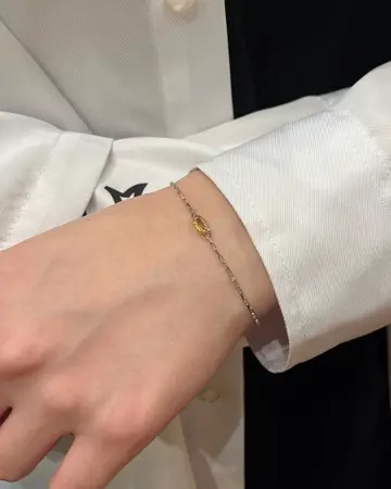 パンドラ　k14ゴールド　シルバーブレスレット Amazon | Pandoraブレスレット14 Kゴールド9.1 