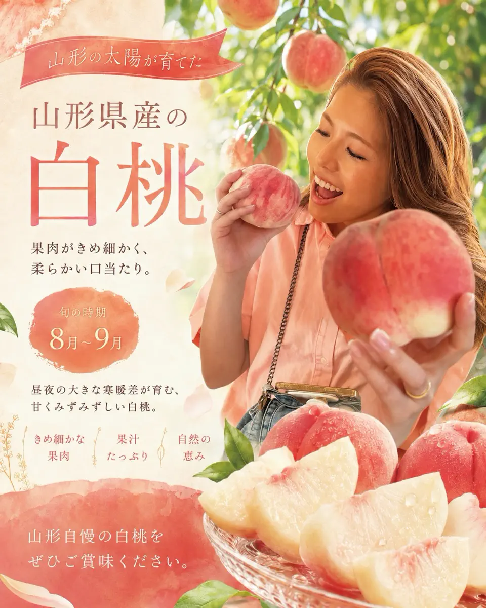 1山形県産 白桃 詰め合わせ 2026年産 先行予約】 白桃＆黄桃