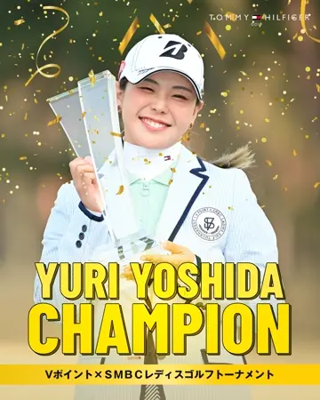 【美品】トミーヒルフィガー ゴルフ モックネック ニット ワンピース 吉田優利 美品】トミーヒルフィガー ゴルフ モックネック ニット ワンピース