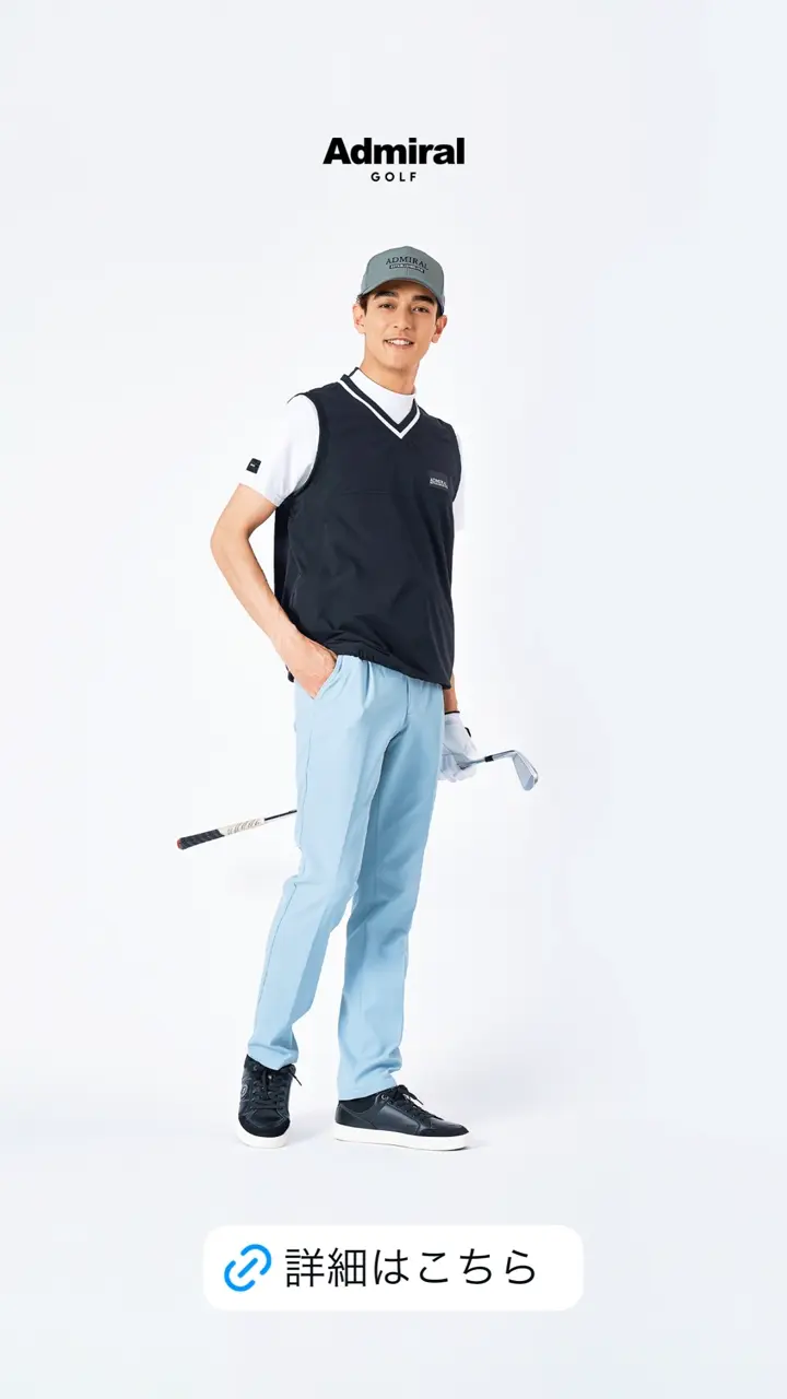 Admiral ネイビー ゴルフパンツ Lサイズ　紺　アドミラルゴルフ　メンズ Admiral GOLF［アドミラルゴルフ］ハイテンション裏起毛