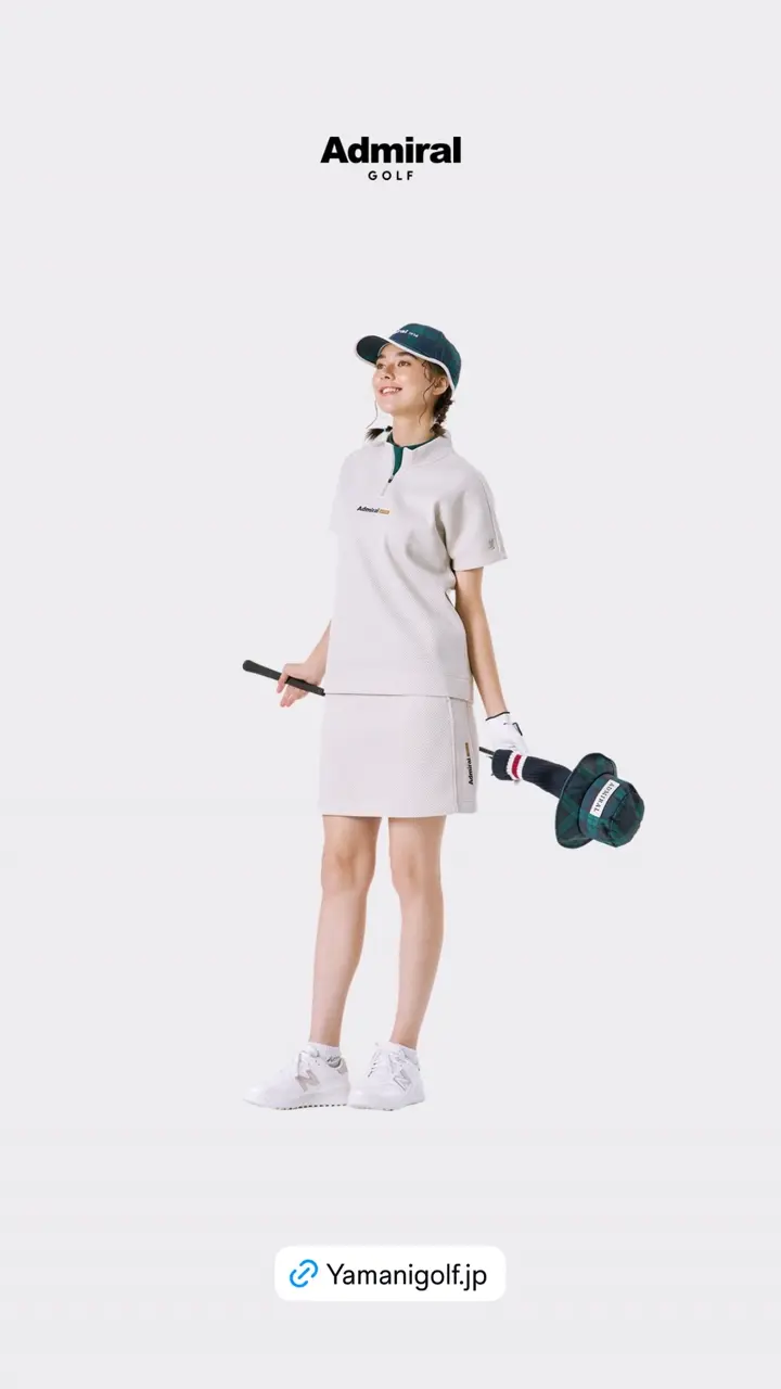Admiral golf レディース　ゴルフウェア アドミラル ゴルフ]レディース ビッグメッシュ ダンボール半袖プル