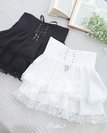 MA*RS】【2点SET】スピンドル付きクロス刺繍SETUP - BLK