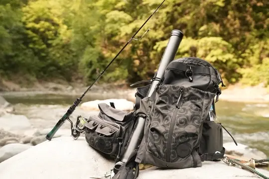 Ainu MAGNET TACKLE POUCH - 渓流用トラウトロッド・ロッド