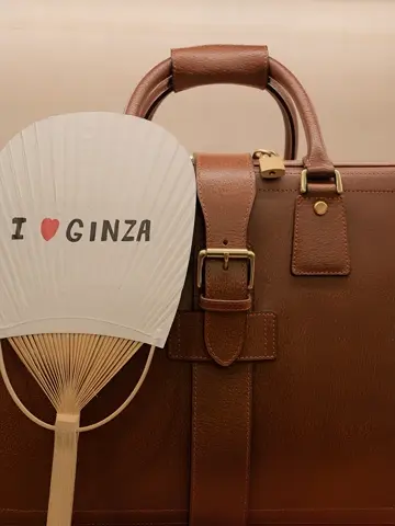 GINZA TANIZAWA TOKYO 本革ダレスバッグ（ショルダーストラップ