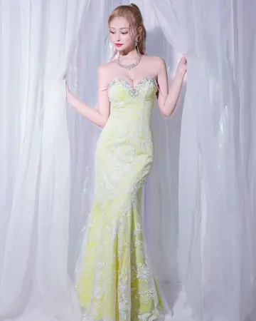 み*ん様 AR ANGELS 水色 ビーズ装飾 ドレス M 高級キャバドレス通販サイト Angel R エンジェルアール キャバ ドレス