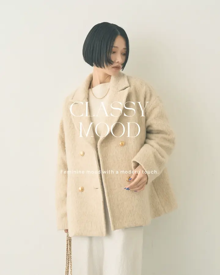 harusame様　daniela gregis ウールモヘアコート 23区｜ウールカシミヤビーバー スタンドカラー コート | Rakuten