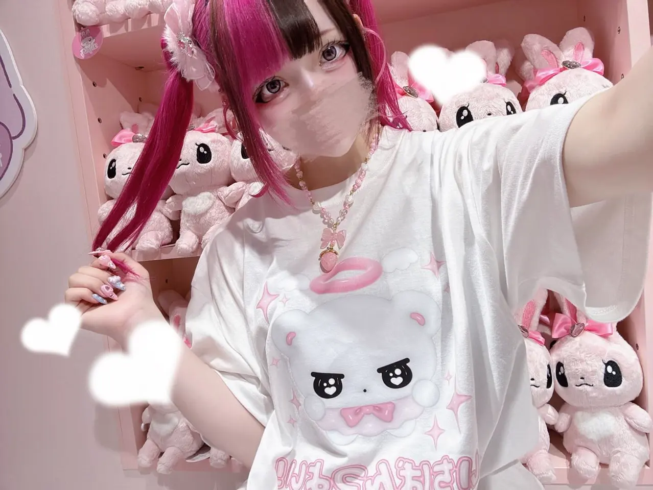 レア♡ラパフェ La Pafait ピンク×ブラックミュール♡地雷系量産型 レア♡ラパフェ La Pafait ピンク×ブラックミュール♡地雷系量産型