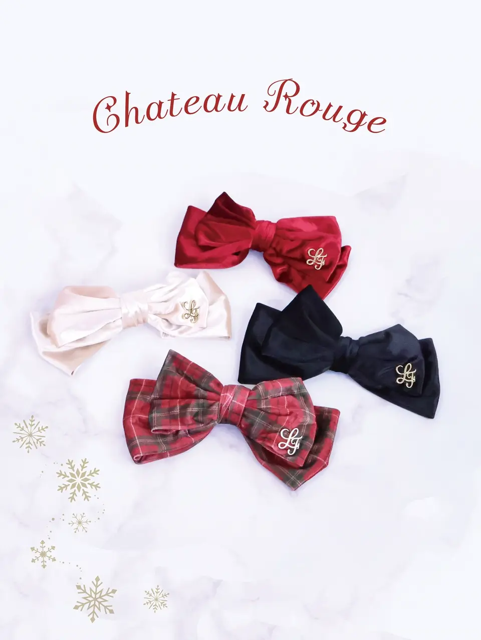 LAFARY》ベロアリボンバレッタ- LAFARY ONLINE