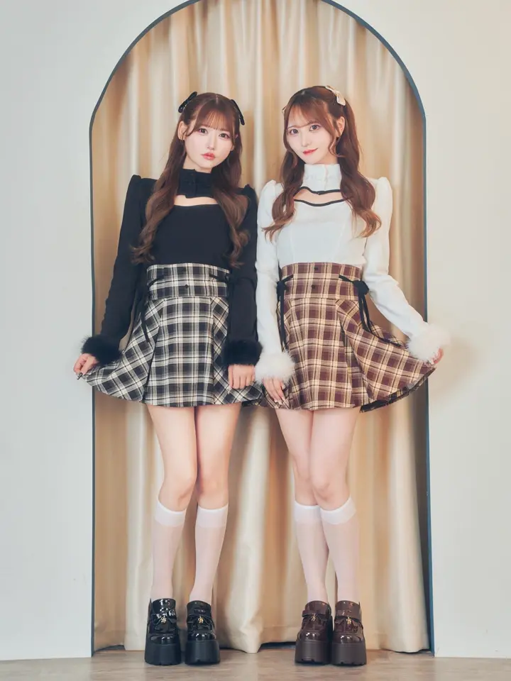 LAFARY》ゴールドスタッズミニリボン- LAFARY ONLINE