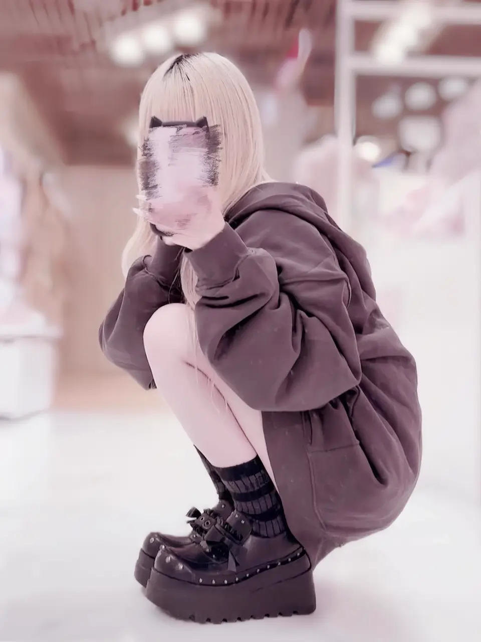 mine》VelvetClawVenom オーバーサイズジップパーカー- LAFARY ONLINE