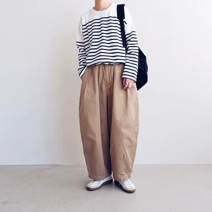 SALE 50%OFF】◇SOLAMONAT(ソラモナ) バスクボーダーショートドロー