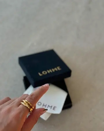 Two-strand Mix Ring | SV925 - LOHME ONLINE STORE